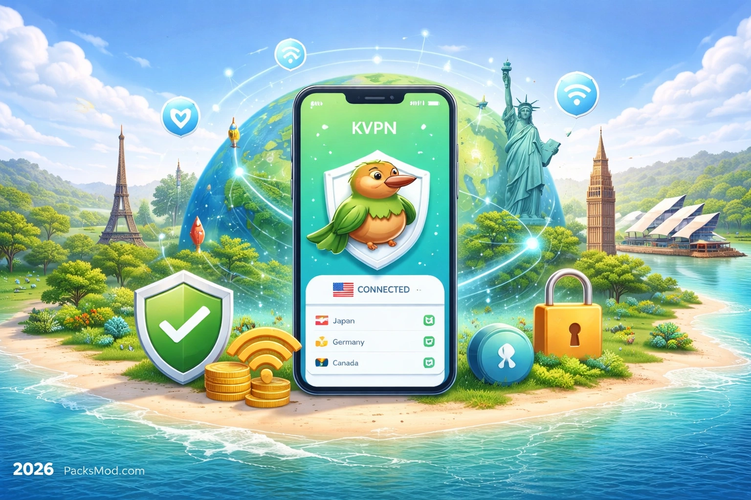 Kiwi VPN Connection IP Changer